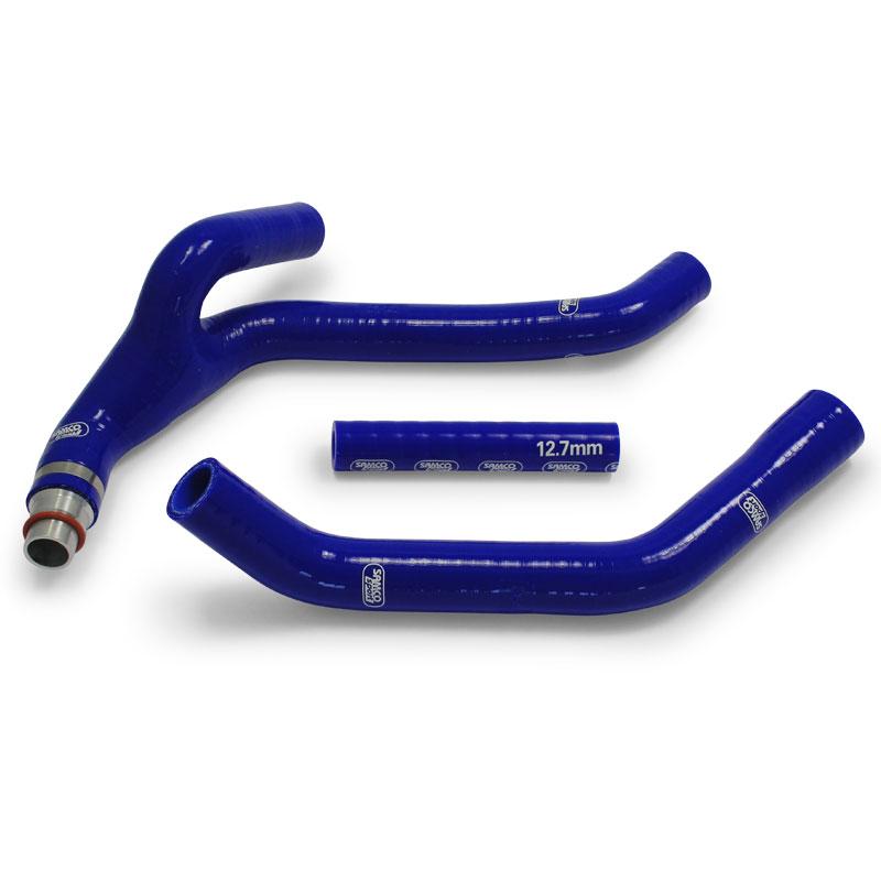 COOLANT HOSE 3 PIECE KIT BLUE YAMAHA 450 WR YZ F 'Y' RACE DESIGN SAMCO SPORT YAM-86-BU