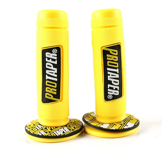 Yellow Pro Taper Handlebar Grips – Premium Universal 7/8”