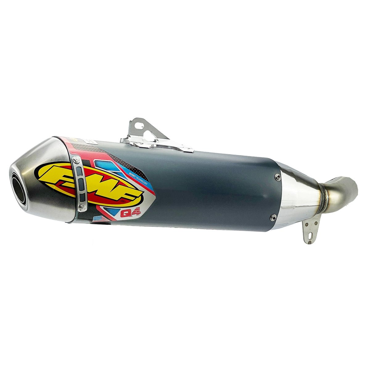 FMF Q4 Hex Exhaust Silencer 04-14 Honda TRX 450 R - FMF 041544