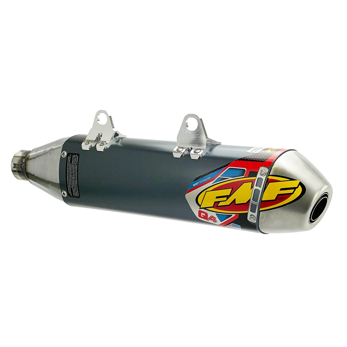 FMF Q4 Hex Exhaust Silencer 07-16 KTM Husaberg Husqvarna 250-501 - FMF 045556