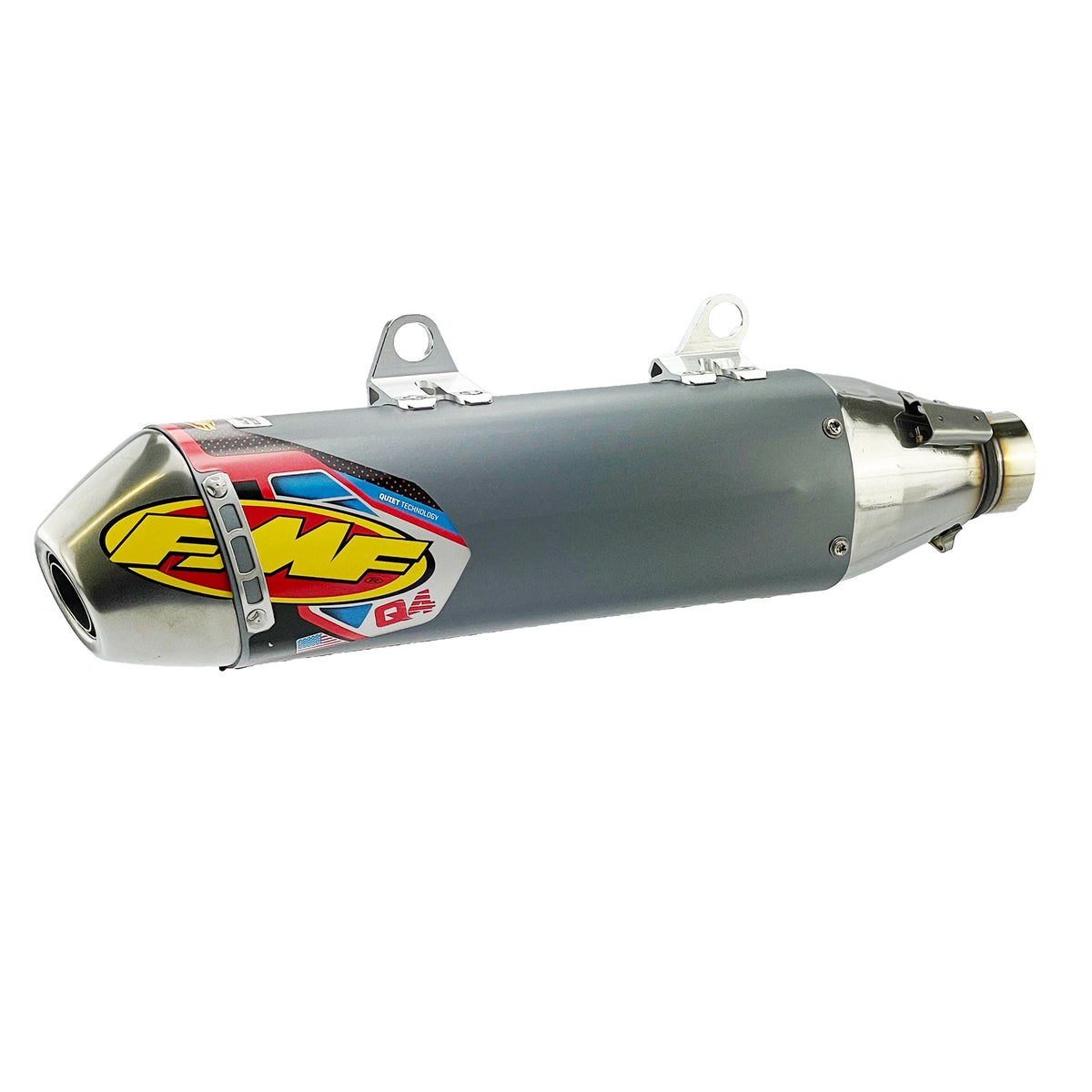 FMF Q4 Hex Exhaust Silencer 15-19 KTM Husqvarna 250 350 450 500 - FMF 045590
