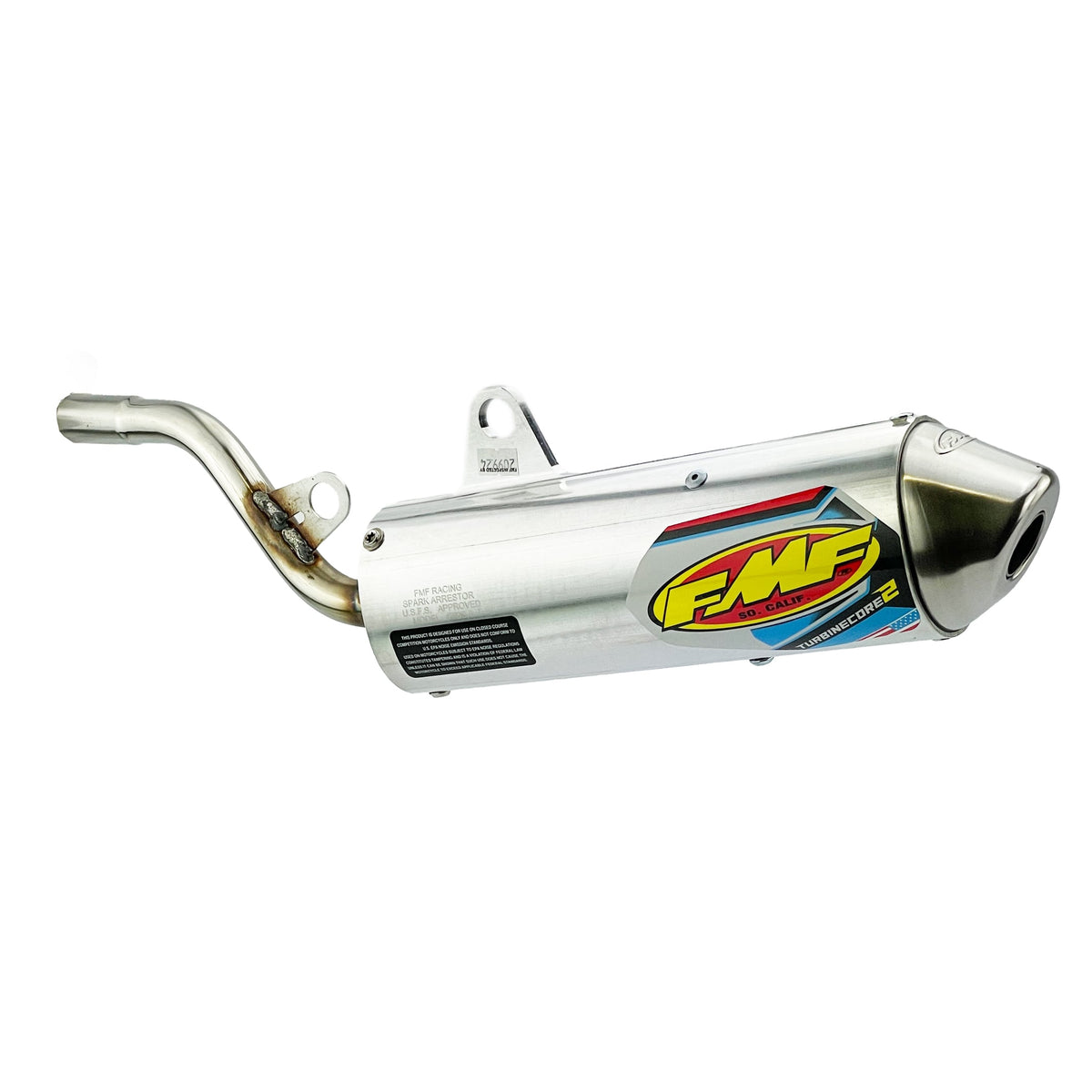 FMF TurbineCore 2 Exhaust Silencer 98-25 Kawasaki Suzuki KX 80 85 100 112 RM - FMF 020338