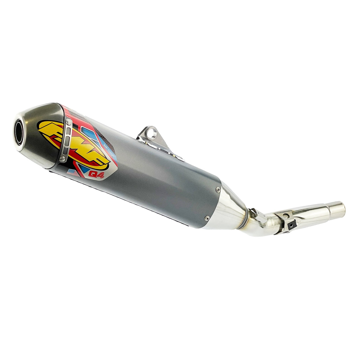 FMF Q4 Hex Exhaust Silencer 19-23 Kawasaki KX 450 F X - FMF 042368