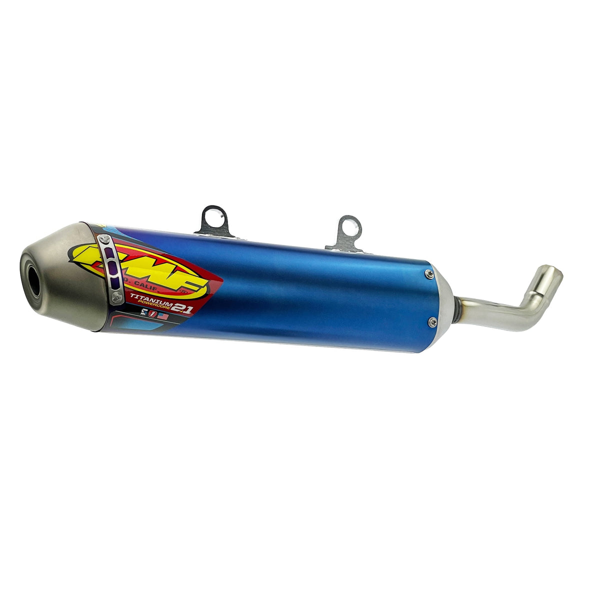FMF Powercore 2.1 Titanium Exhaust Silencer 19-23 KTM Husqvarna GasGas 250 300 - FMF 025254