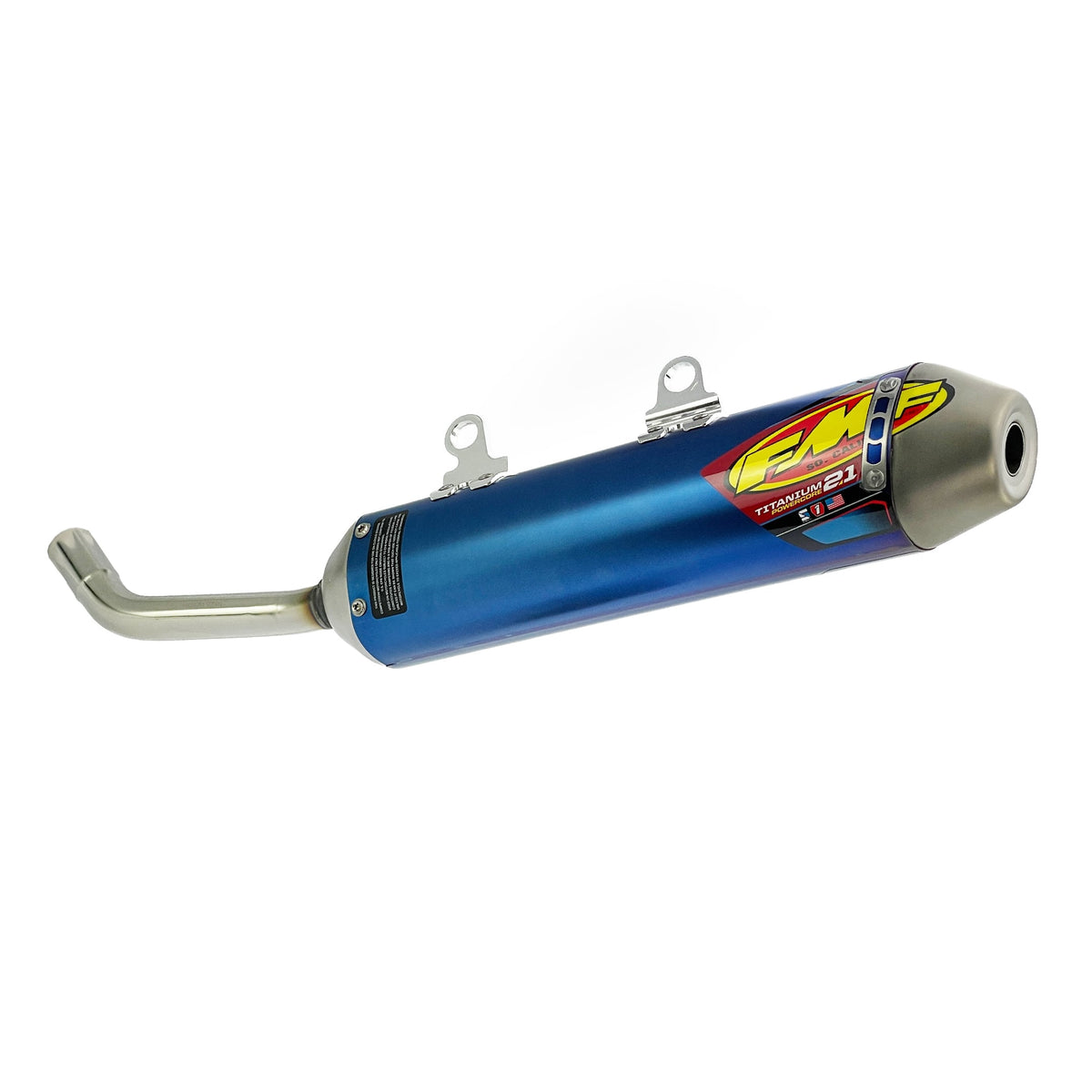 FMF Powercore 2.1 Titanium Exhaust Silencer 19-23 KTM Husqvarna GasGas 250 300 - FMF 025254