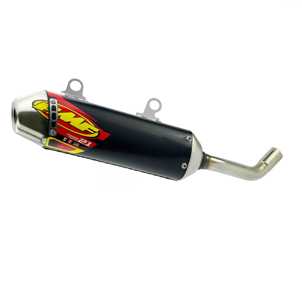 FMF Powercore 2.1 Shorty Exhaust Silencer 19-23 KTM Husqvarna GasGas 250 300 - FMF 025253