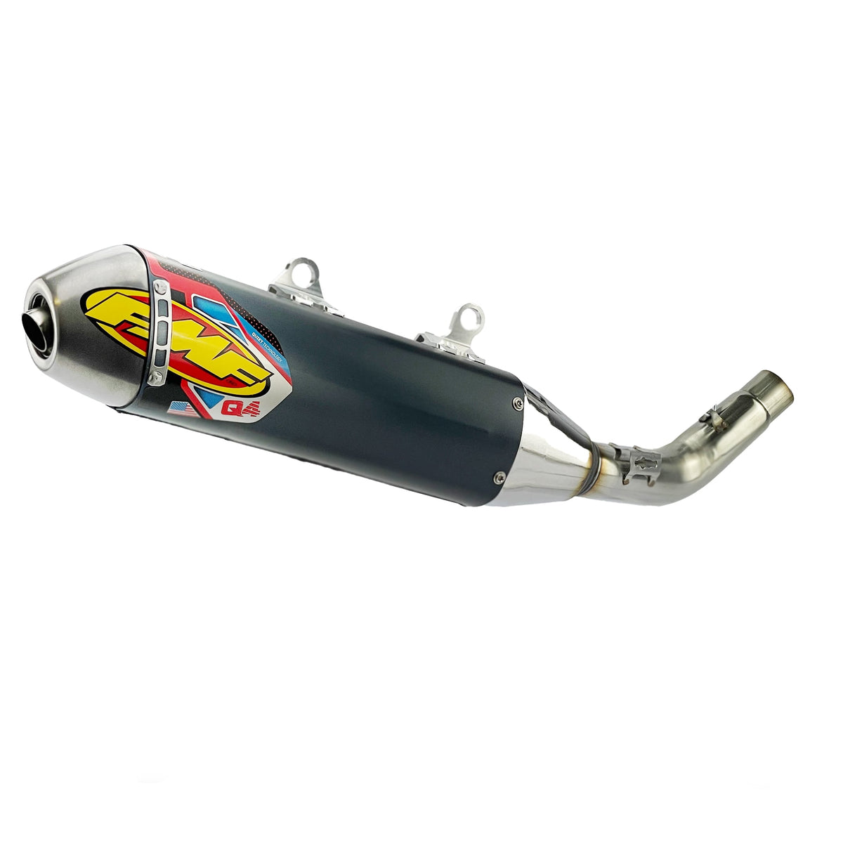FMF Q4 Hex Exhaust Silencer 18-23 KTM Husqvarna GasGas 250 350 450 SX-F XC-F FC FX MC EX - FMF 045627