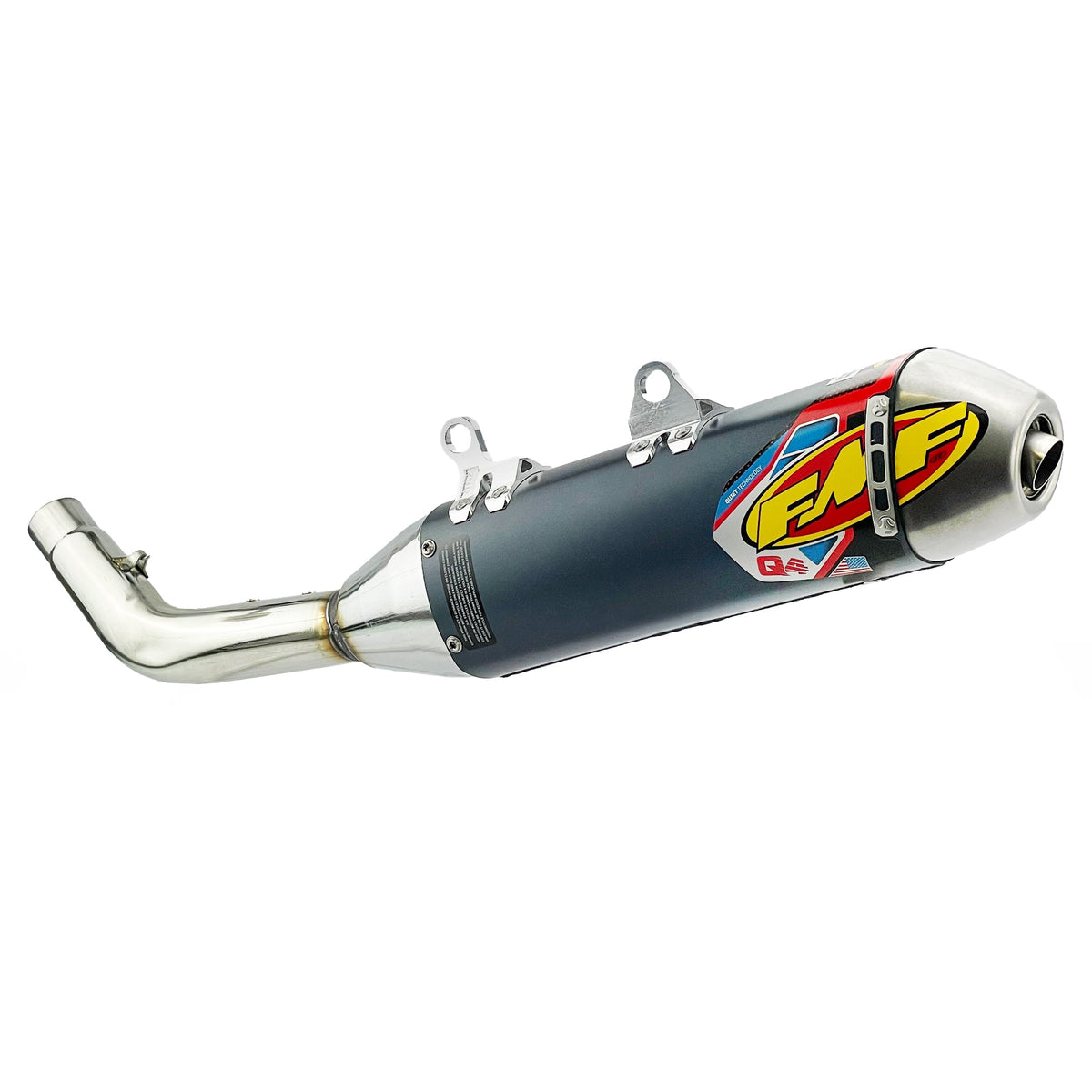 FMF Q4 Hex Exhaust Silencer 18-23 KTM Husqvarna GasGas 250 350 450 SX-F XC-F FC FX MC EX - FMF 045627