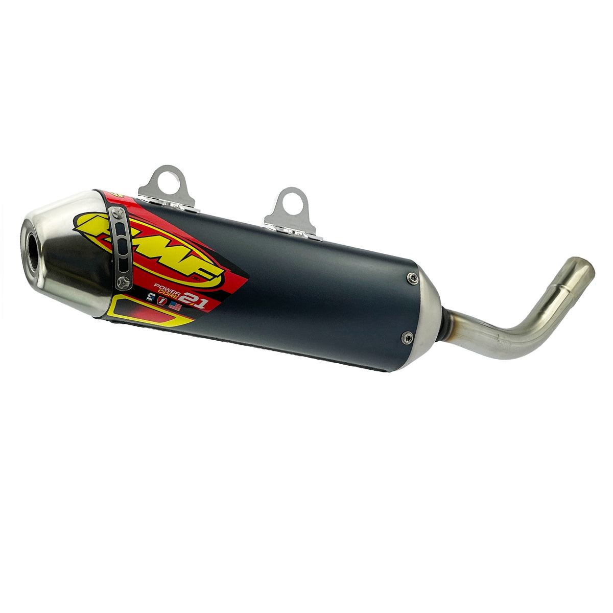 FMF Powercore 2.1 Shorty Exhaust Silencer 20-25 Beta 200 250 RR 300 RX - FMF 025317