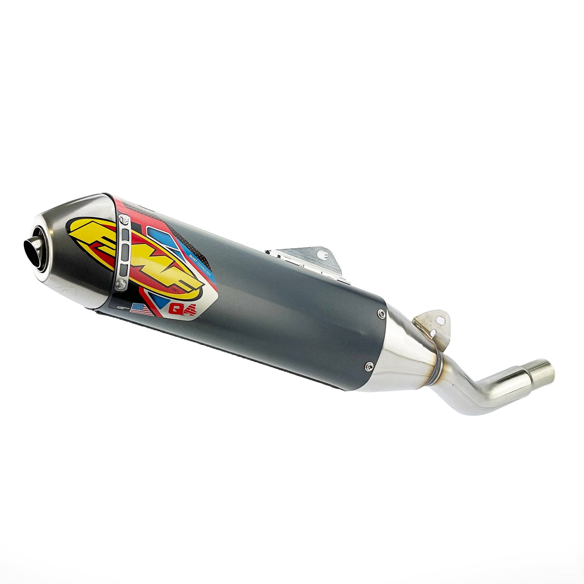 FMF Q4 Hex Exhaust Silencer 20-21 Kawasaki KLX 300 R - FMF 042388