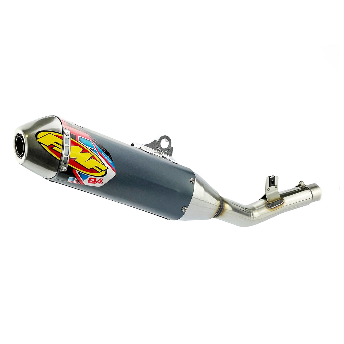 FMF Q4 Hex Exhaust Silencer 24-25 Kawasaki KX 450 F X - FMF 042402