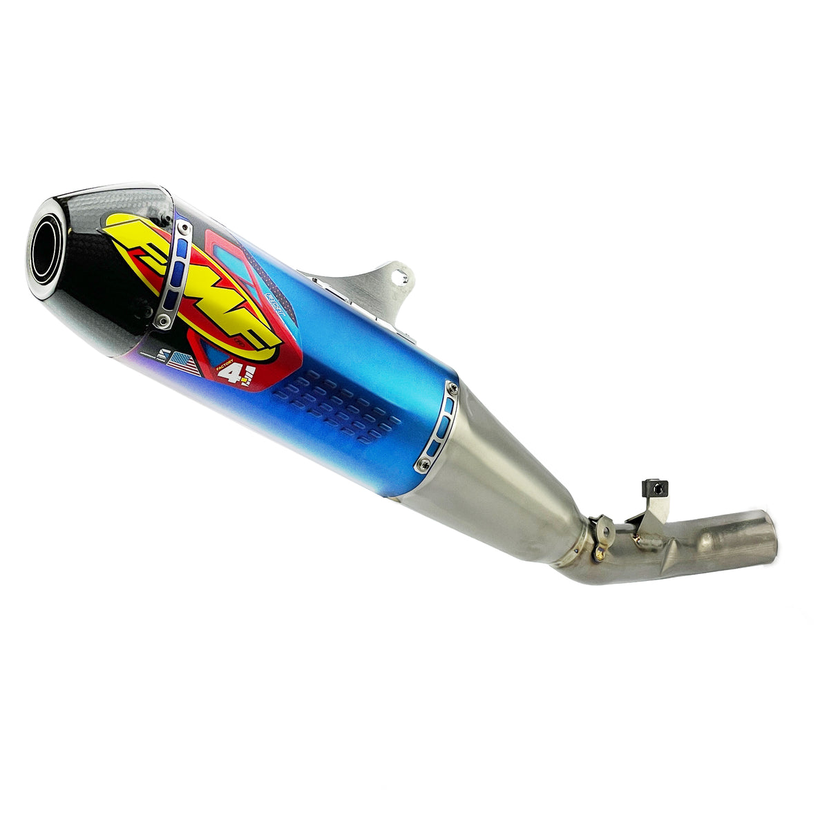 FMF Factory 4.1 RCT Titanium Anodized Exhaust Silencer 25-26 Honda CRF 250 R RX - FMF 041619