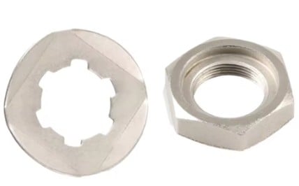 Factory Image Racing Front Sprocket Nut + Lock Washer Yamaha Banshee YFZ350 YZF600R Fzs 600 90179-18020-00