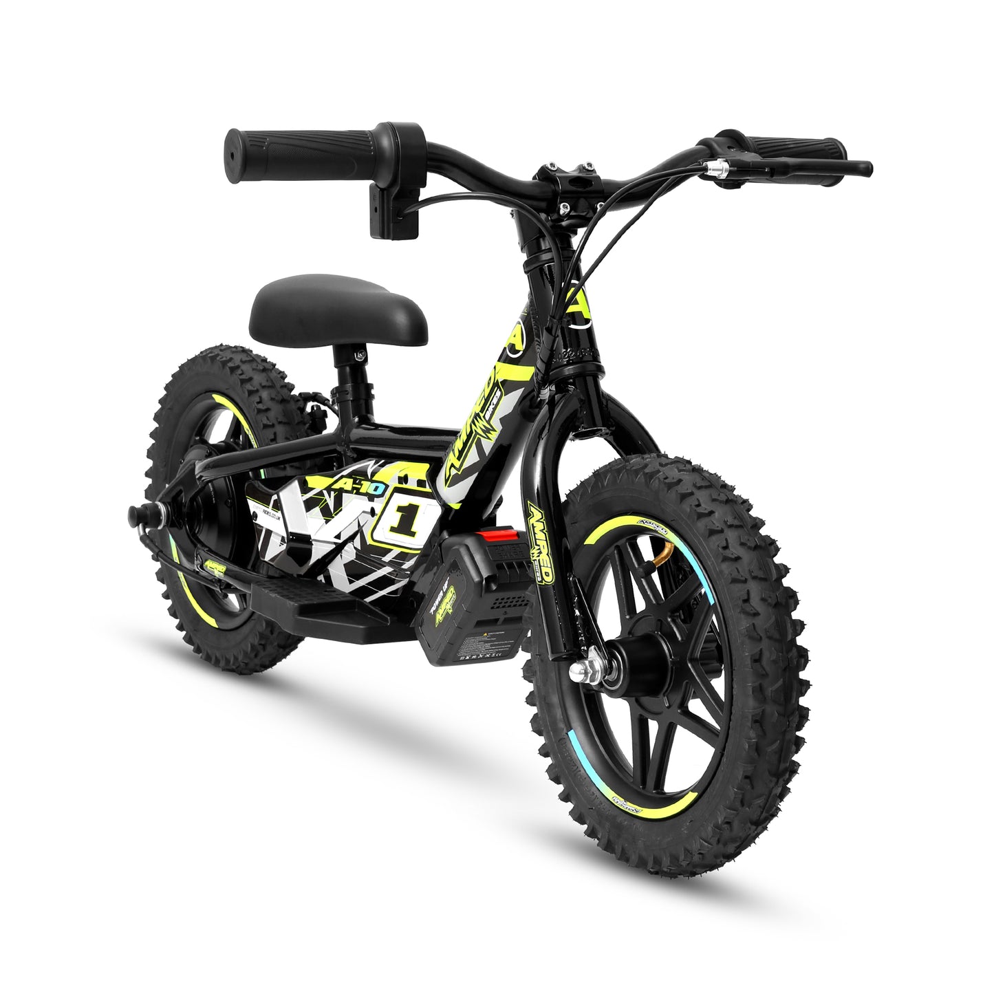Amped A10 Electric Balance Bike – 18 V Li-ion | 150 W Hub Motor
