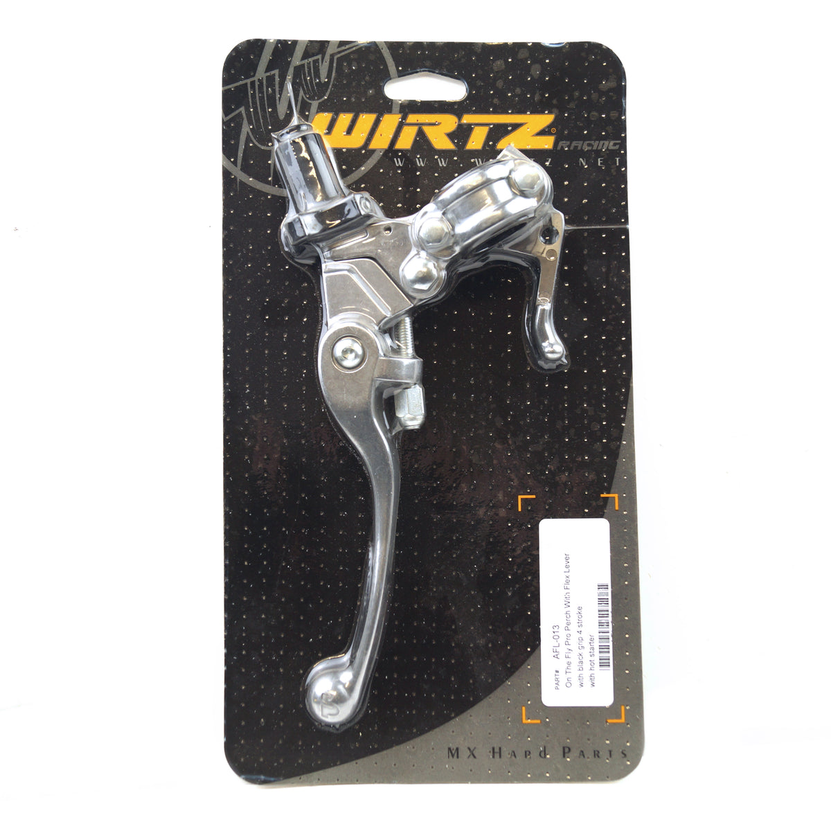 LEVER CLUTCH FLEX GRIP 4-STK, WIRTZ AFL-013 PRO PERCH BLACK – Wirtz product image