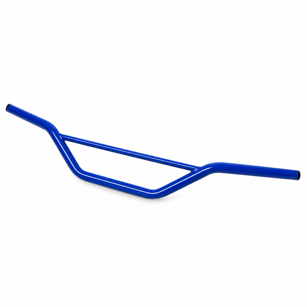 Factory Image Racing High Rise 22.2mm handlebars in blue product photo