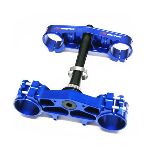 Scar Racing Triple Clamps Blue 21-26 Fantic Xx 125 25mm Offset SCAR S1426