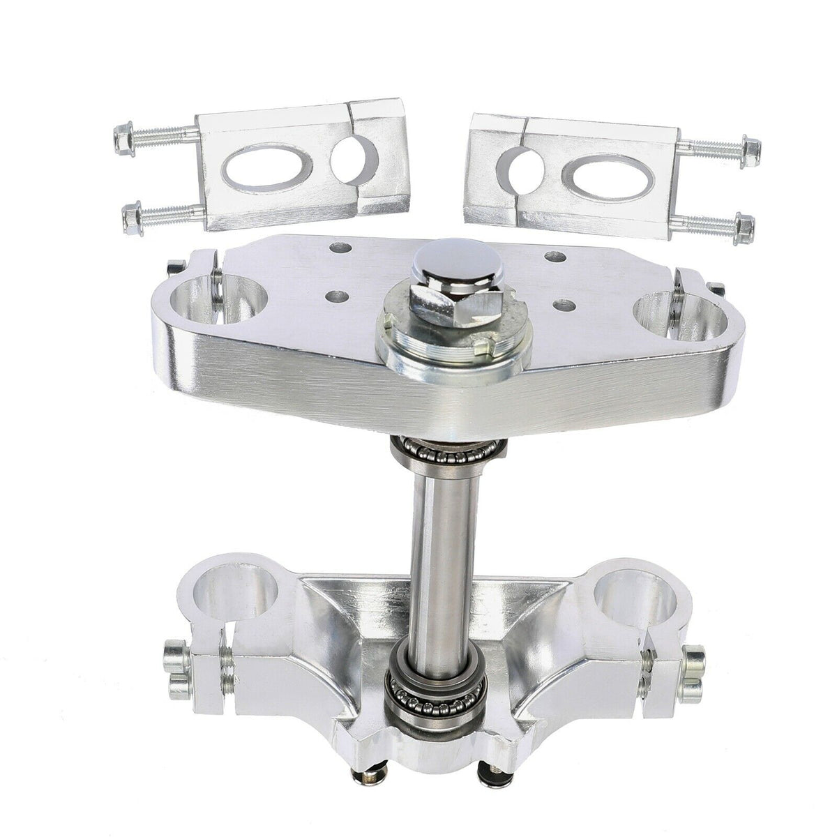 Factory Image Racing Pit Bike Triple Clamp Set 33mm Forks With 22mm (7/8) Handlebar Risers