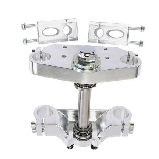 Factory Image Racing Pit Bike Triple Clamp Set 33mm Forks With 22mm (7/8) Handlebar Risers