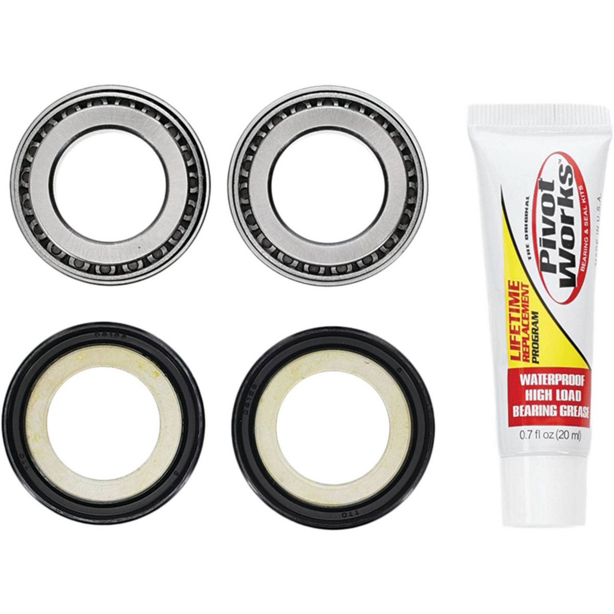 Steering Bearing & Seal Kit, Pivot Works PWSSK-H27-000 Honda, CRF110F 19-20, CRF125F 19-20, CRF125FB 19-20, CRF250F 19-20