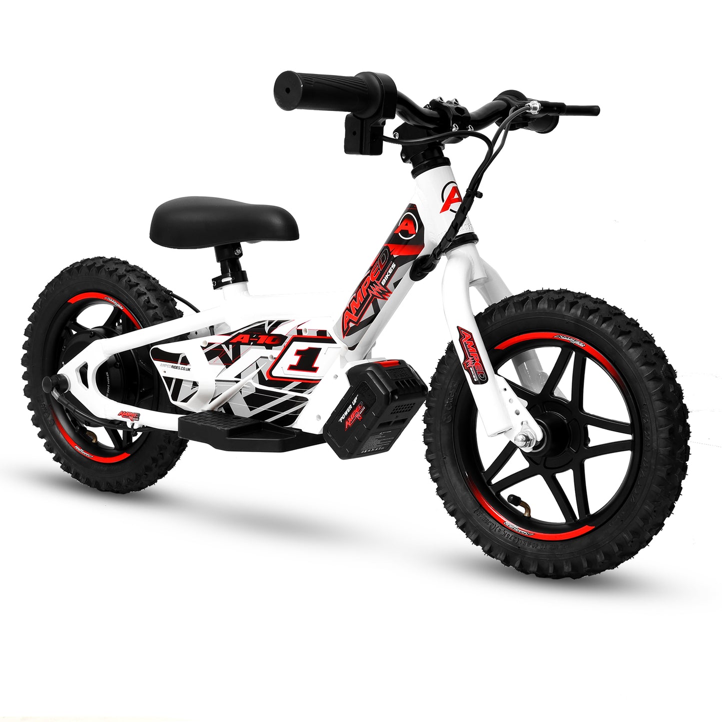 Amped A10 Electric Balance Bike – 18 V Li-ion | 150 W Hub Motor