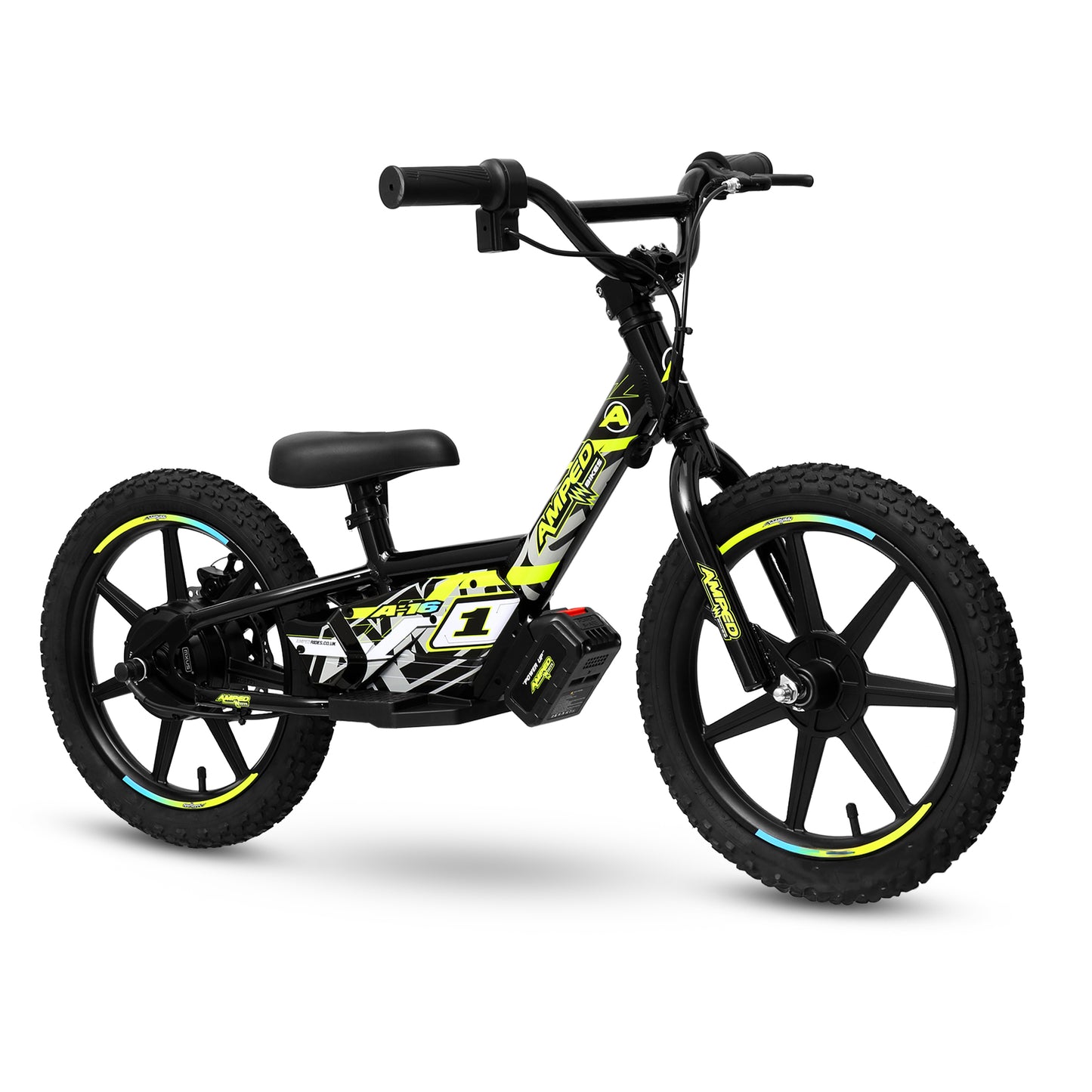 Amped A16 Electric Dirt Balance Bike – 24V Lithium | 250W Motor