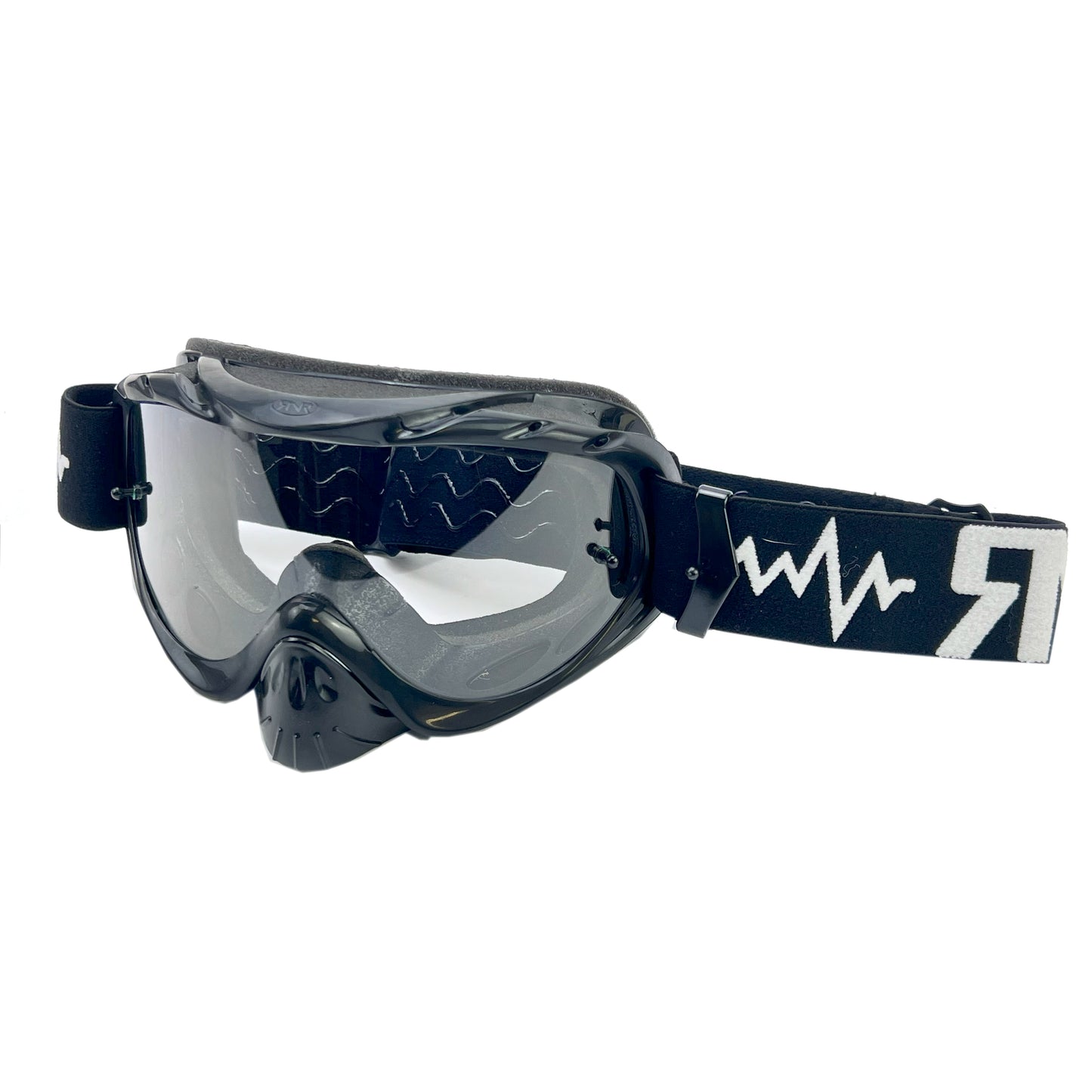 RNR HYBRID BLACK TEAR OFF, BLACK GOGGLE, GH23TO, TEAR OFF