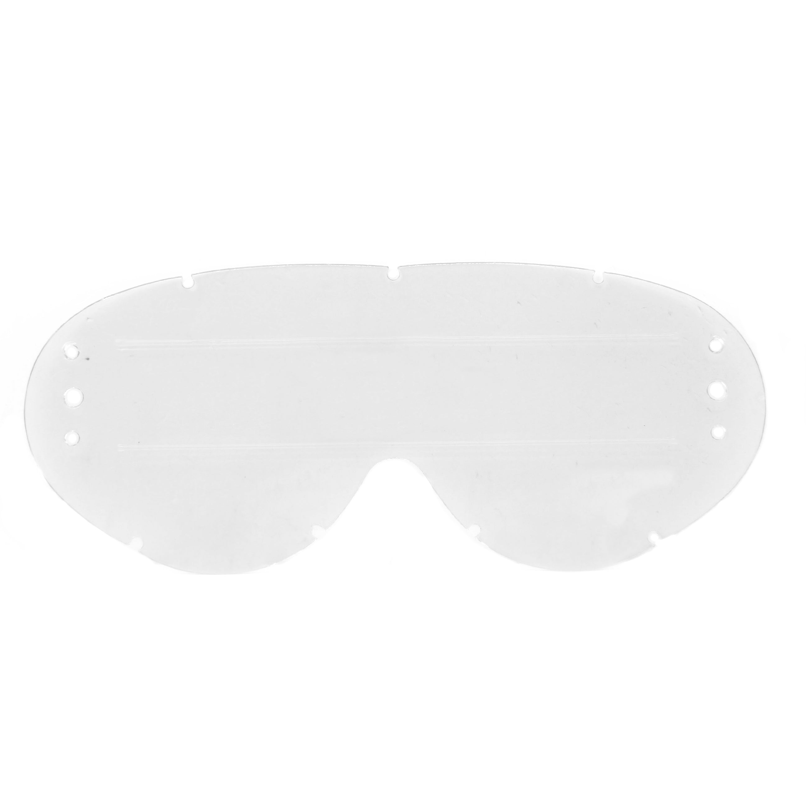 HYBRID ROLL OFF LENS CLEAR RAISED STRIP, ANTI FOG, ANTI SCRATCH ...
