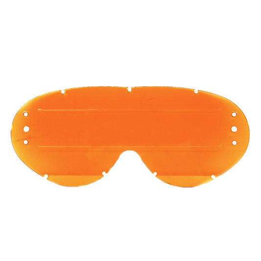 HYBRID XL ROLL OFF LENS ORANGE RAISED STRIP, ANTI FOG, ANTI SCRATCH, LOR201RXL