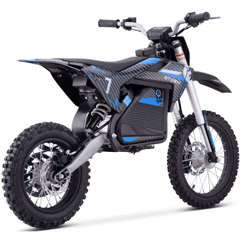 2000W 60V Electric Dirt Bike Blue