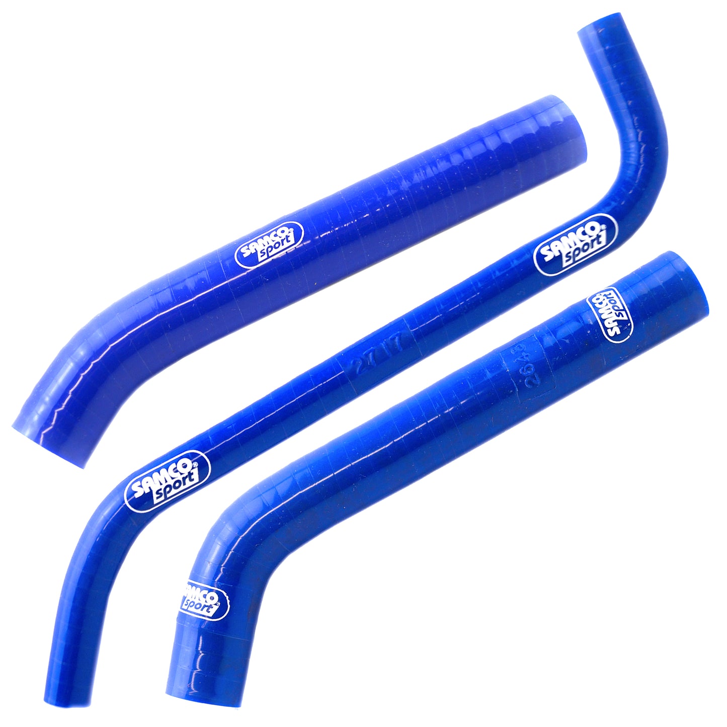 COOLANT HOSE 3 PIECE KIT BLUE 04-18 HONDA 450 TRX R SAMCO SPORT HON-39-BU