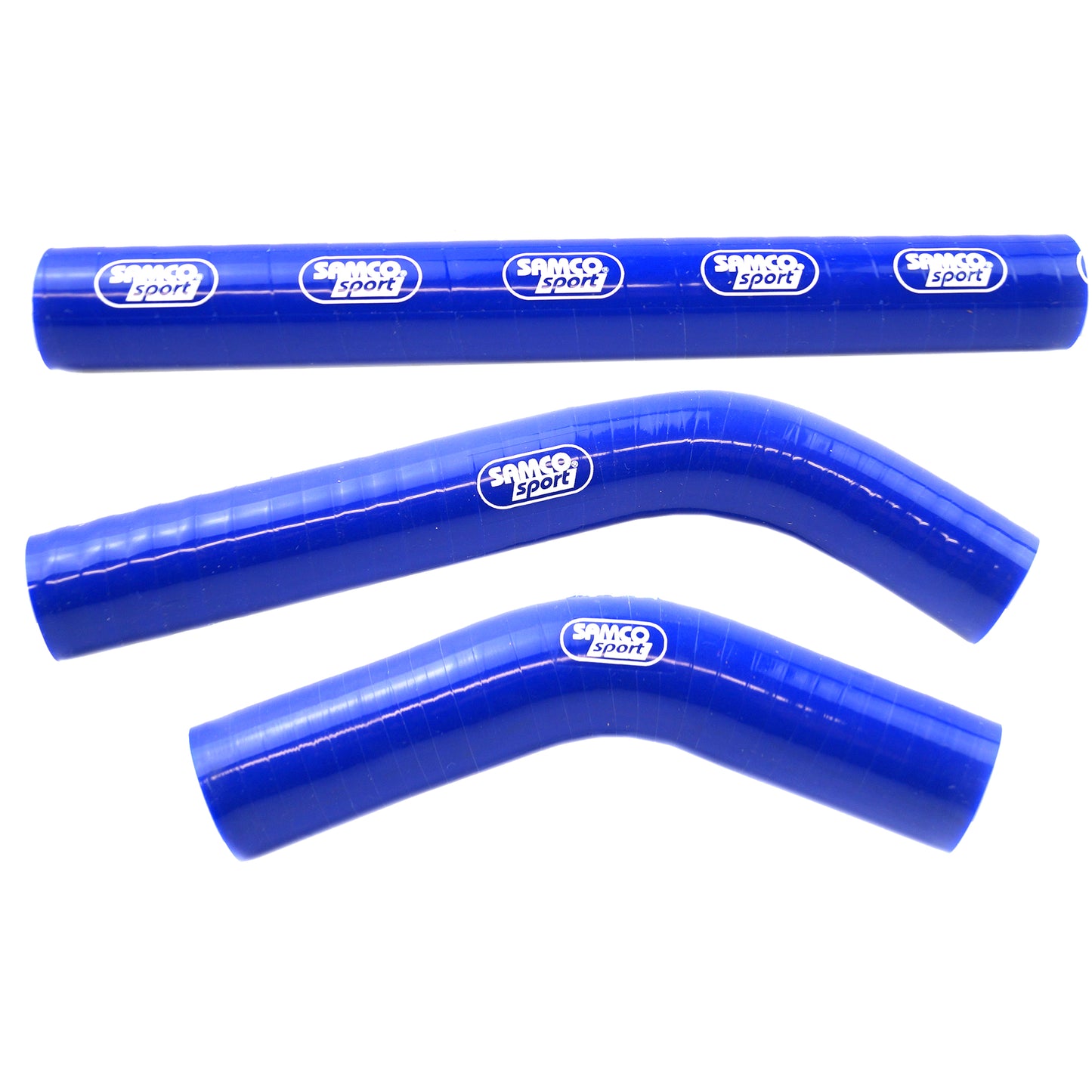COOLANT HOSE 3 PIECE KIT BLUE 08-12 HUSA KTM 250 300 TE EXC THERMO BYPASS SAMCO KTM-44-BU