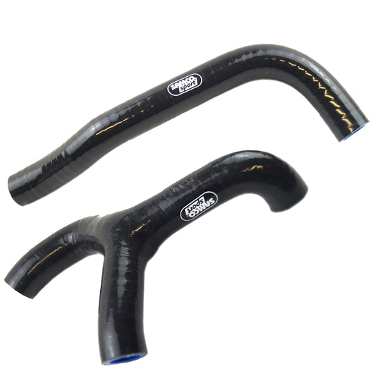 COOLANT HOSE 2 PIECE KIT BLACK 16-23 KTM HUSQ GAS 65 'Y' RACE DESIGN SAMCO KTM-86 BLACK