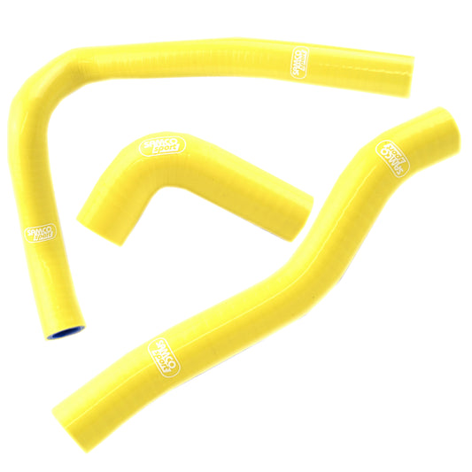 COOLANT HOSE 3 PIECE KIT YELLOW 00-05 SUZUKI 65 RM SAMCO SPORT SUZ-50-YE