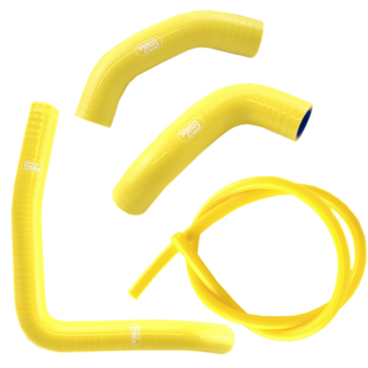 COOLANT HOSE 4 PIECE KIT YELLOW 86-87 SUZUKI RM 250 SAMCO SPORT SUZ-58-YE