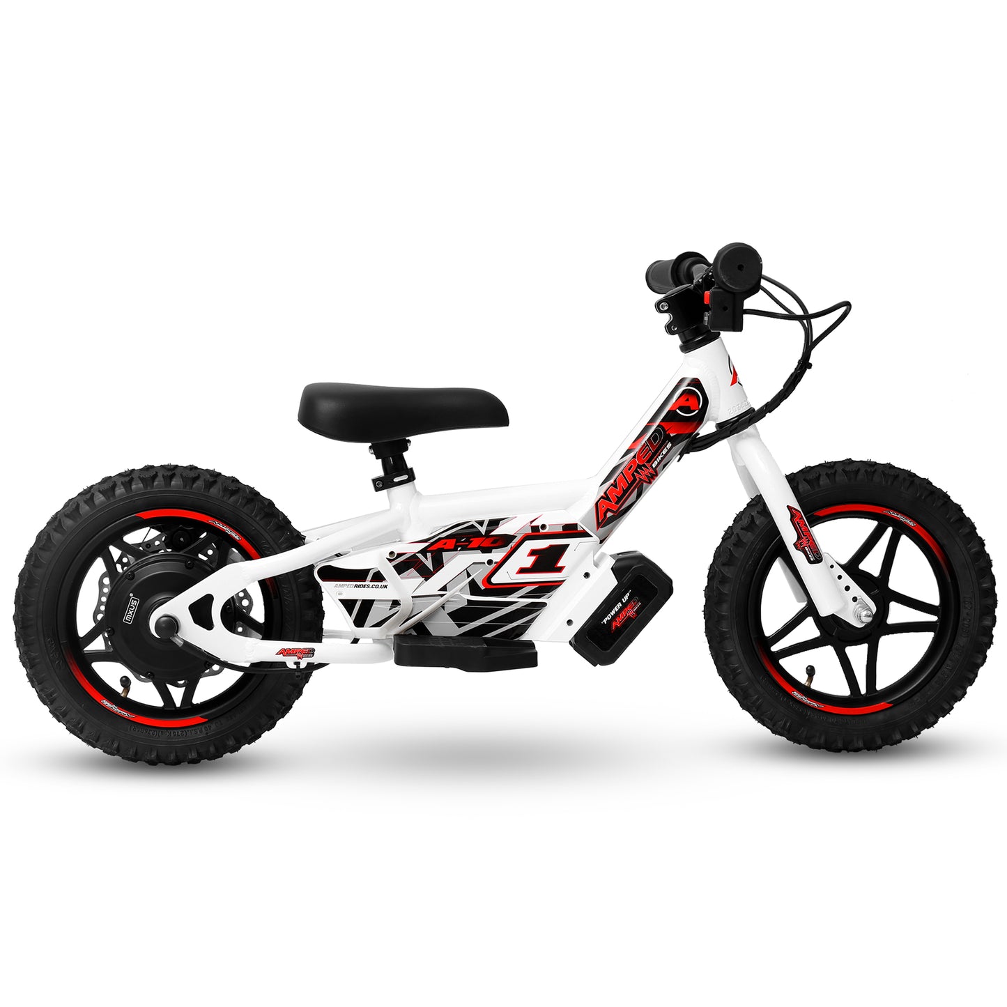 Amped A10 Electric Balance Bike – 18 V Li-ion | 150 W Hub Motor