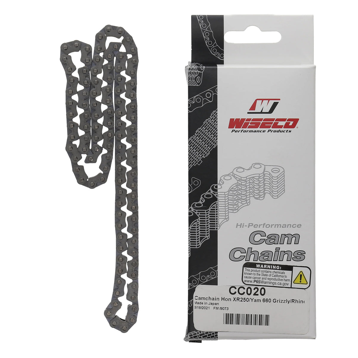 Cam Chain 92RH2010-126M 05-07 YFM600F, Wiseco CC020
