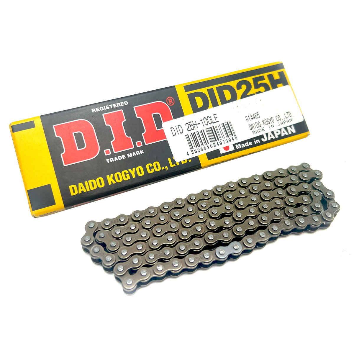 D.I.D Chain Cam Chain DID 25H x 100 Links, DID-C-25H100, 3113007, DIDC25H100 30-450.DID, 4525516407304