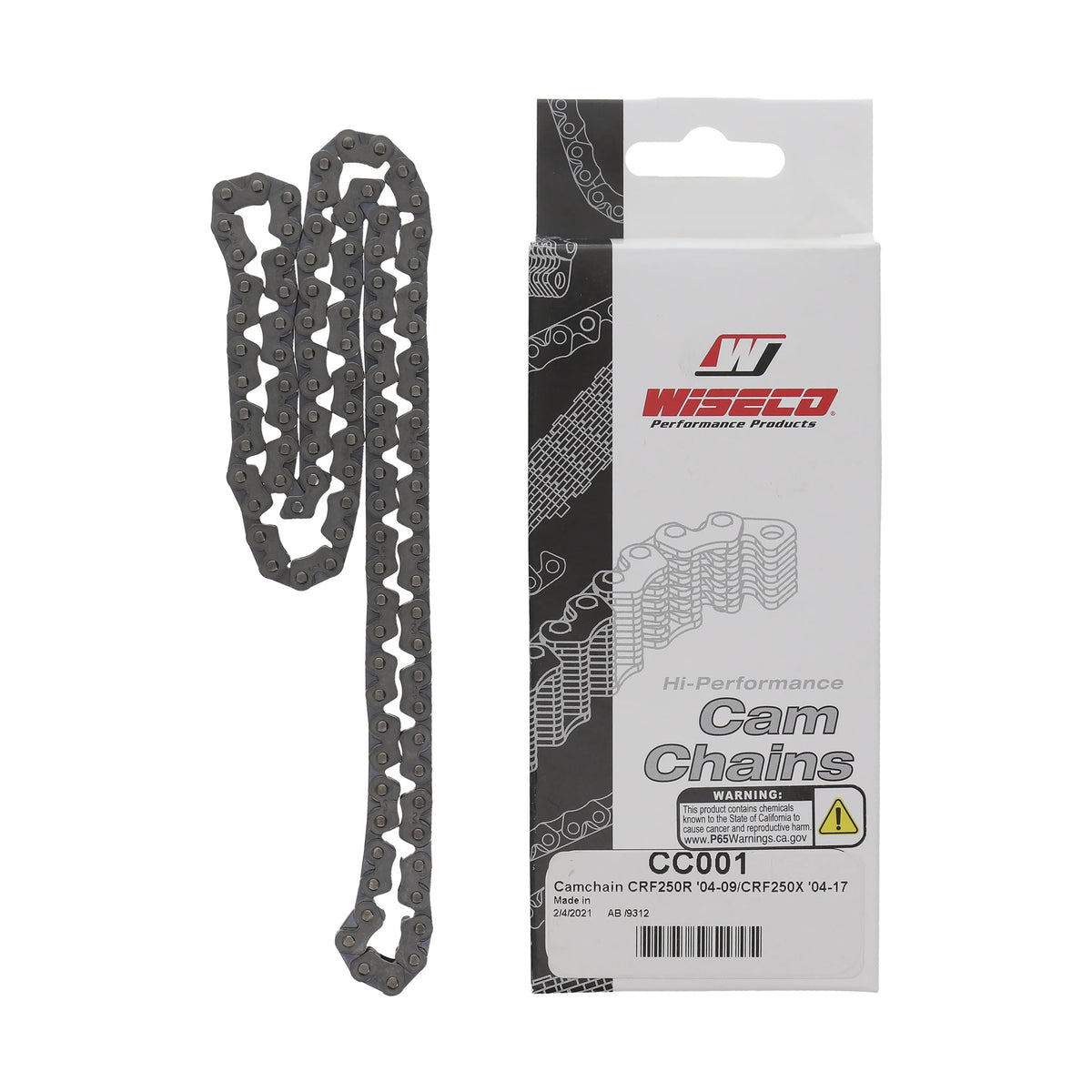 Cam Chain CRF250R X 04-09, Wiseco CC001 14401-KRN-671