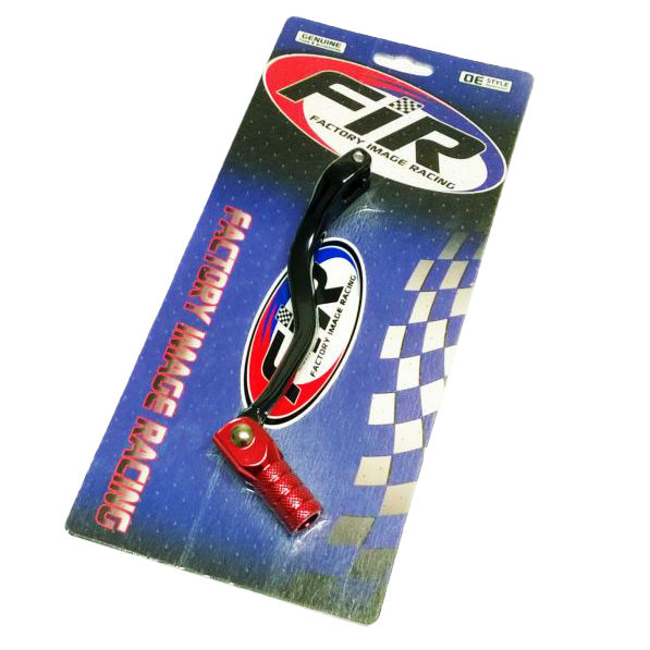 Factory Image Racing Gear Lever Shift CR250 Black/Rd, FIR Brand, Black / Red 24700-KZ3-J50, !! Will Not Fit 18-19 CRF Models !!