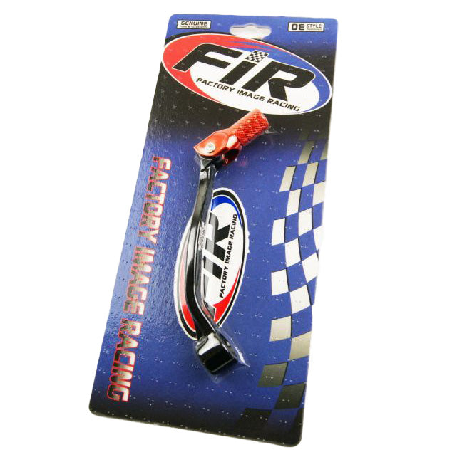 Factory Image Racing Gear Lever Shift KTM 85 105, Aluminium Forged 47034031000, FIR Brand, Black & Orange