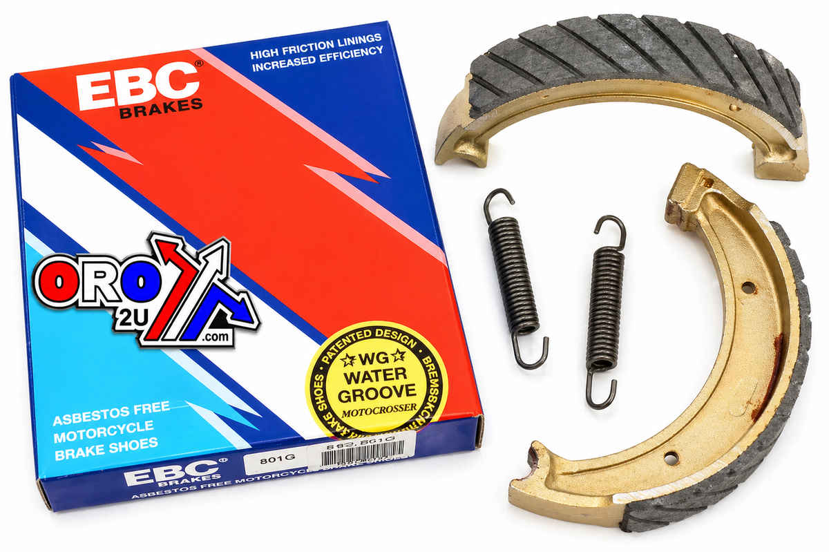 Brake Shoes 25mm Wide Ebc Grooved Shoe