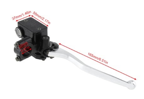 Dirt Racing Master Cylinder Hydraulic Brake Lever Universal 10mm Mirror Mount