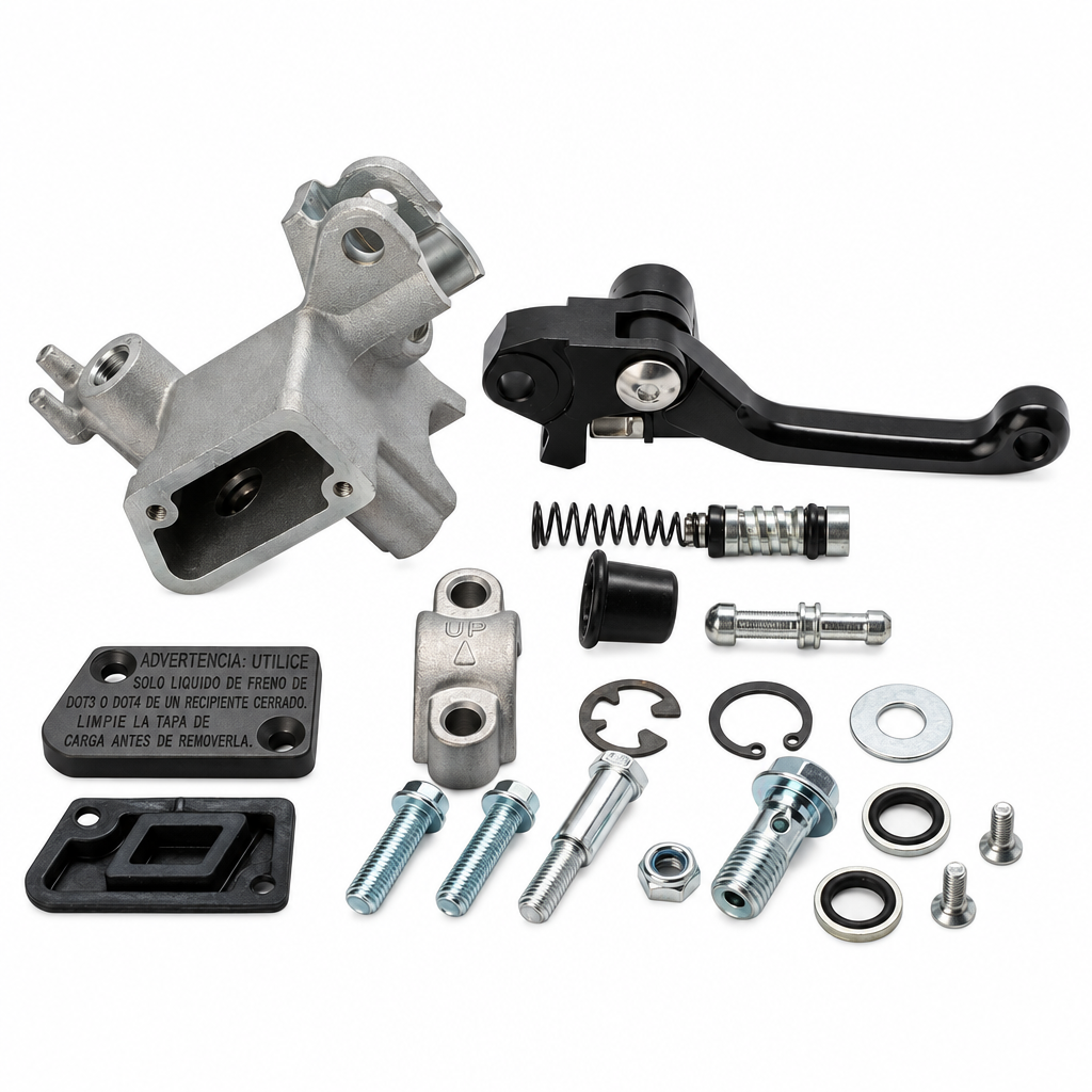 Factory Image Racing Front Brake Master Cylinder Flexi Lever 95-23 Yamaha YZ WR Tw Kawasaki KX KLX Kdx 5XC-W2587-00-00