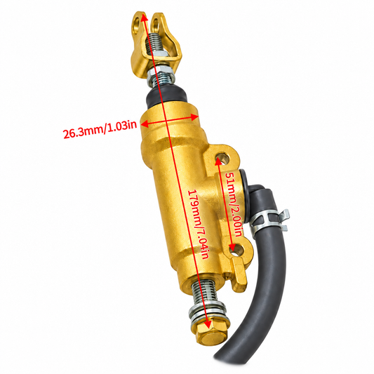 Dirt Racing Rear Brake Master Cylinder 86-14 Kawasaki Kdx Kl KLX Kmx KX Zr Zrx 85 100 125 200 250 500 800 1200