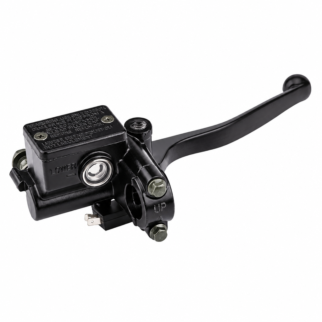 Dirt Racing Front Right Brake Master Cylinder Kawasaki KL600 KLR250 M10 Black