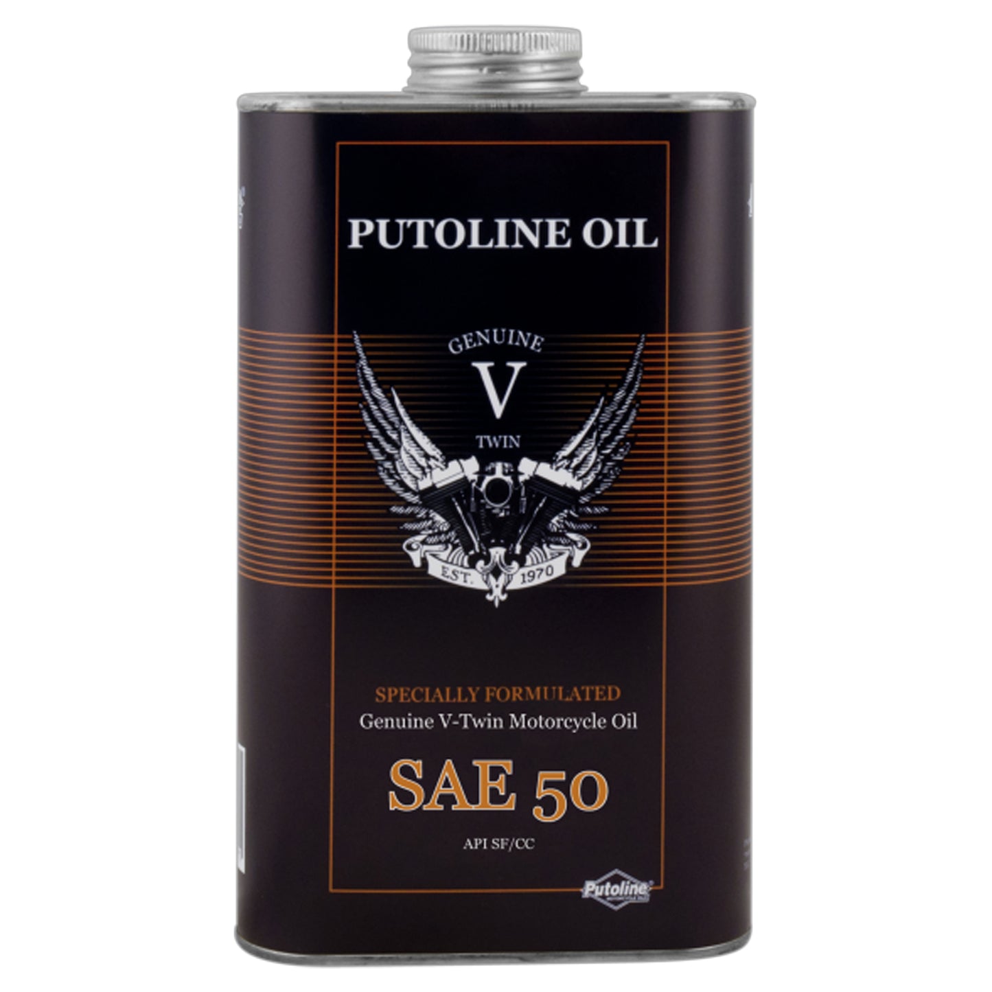 1LT GENUINE V TWIN SAE 50, PUTOLINEGENVSAE50-1, GENVSAE50-1, 1LT BOX = 6