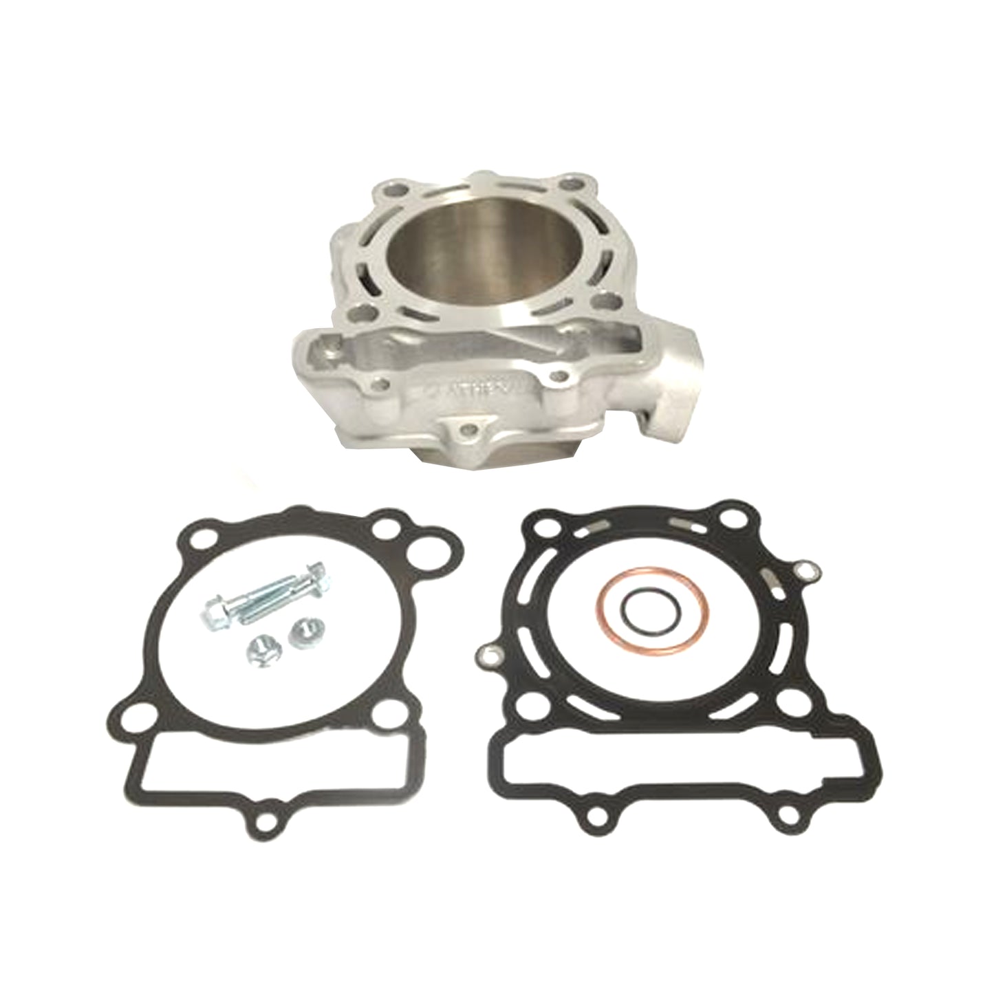 CYLINDER KIT 77MM KAW KX 250/SUZ RM 250 04-08, ATHENA EC510-003 STD BORE, (piston not included)