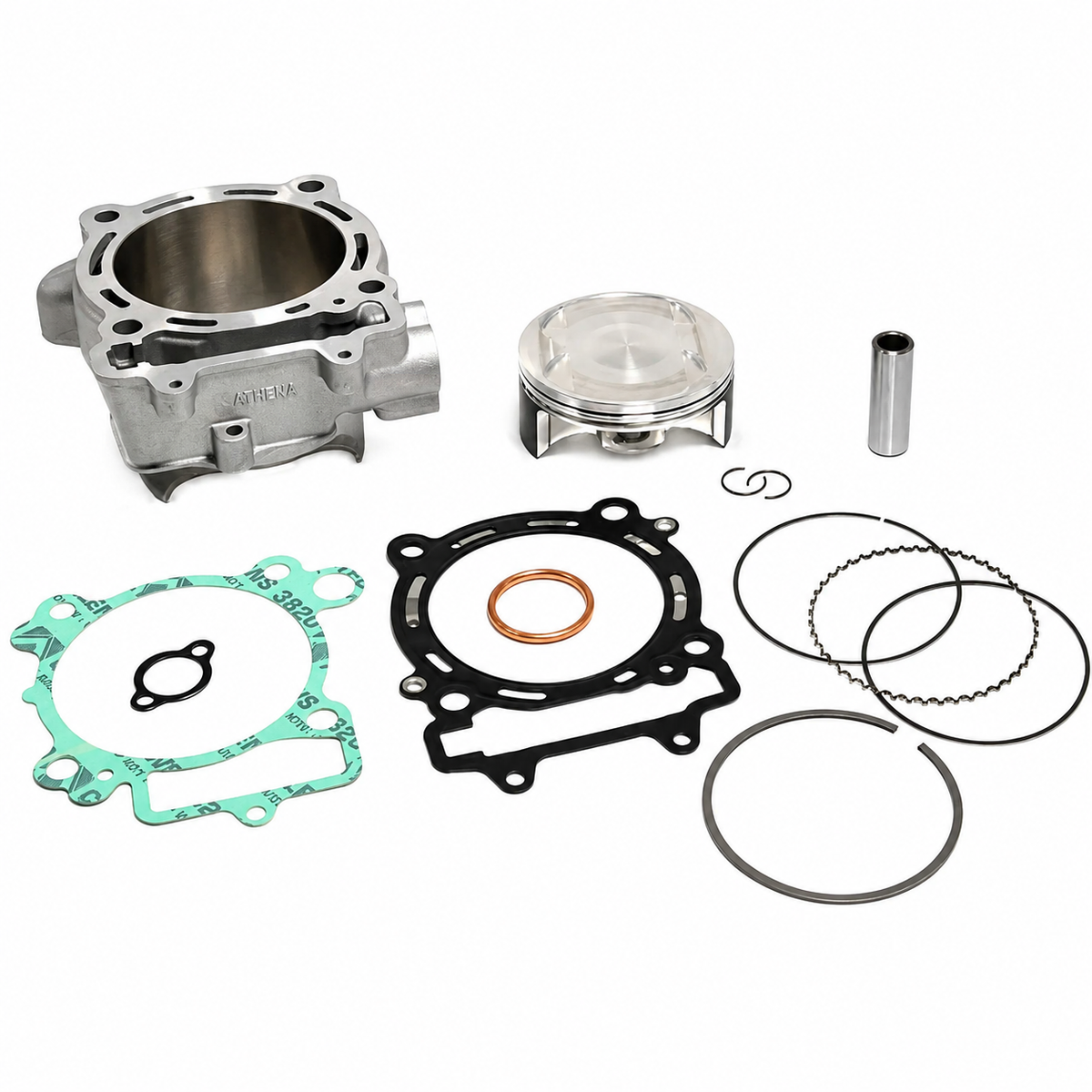 Cylinder Full Kit 100mm 06-17 Kawasaki KX KLX 450 Athena P400250100003 490CC Big Bore (Piston Included)