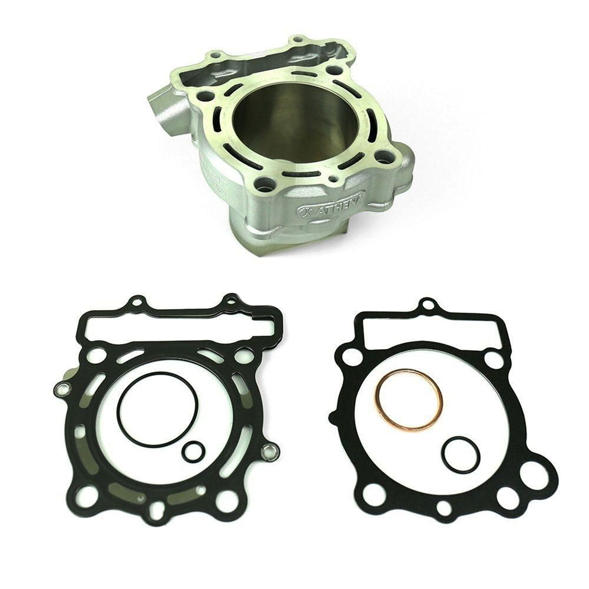 Cylinder Kit 77MM Kawasaki KX 250 17-19, Athena EC250-024 Std Bore, (Piston not included)